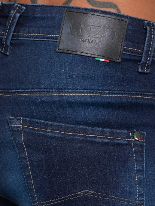 Enzo Milano | Heren Actiflex Tapered Jeans - Image 5