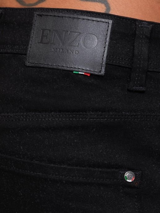Enzo Milano | Heren Actiflex Tapered Jeans - Image 4