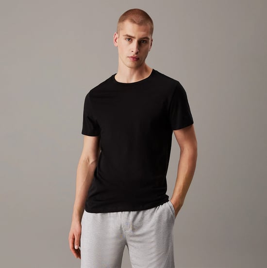 Calvin Klein 100% Katoen 3-Pack Heren T-shirts Zwart/grijs Heather/wit - Image 2