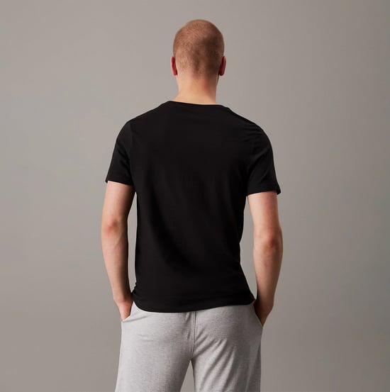 Calvin Klein 100% Katoen 3-Pack Heren T-shirts Zwart/grijs Heather/wit - Image 3