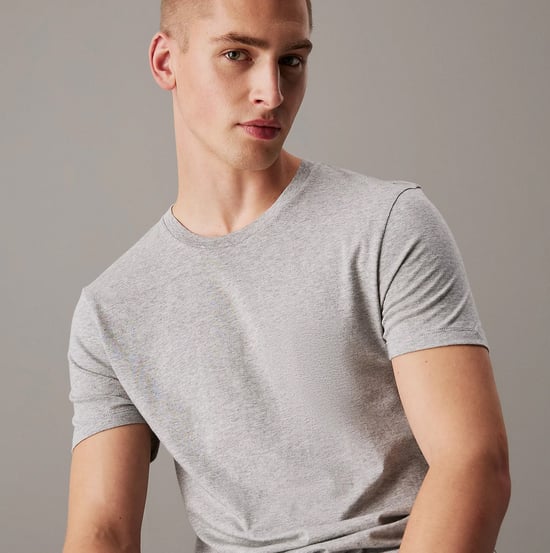 Calvin Klein 100% Katoen 3-Pack Heren T-shirts Zwart/grijs Heather/wit - Image 5