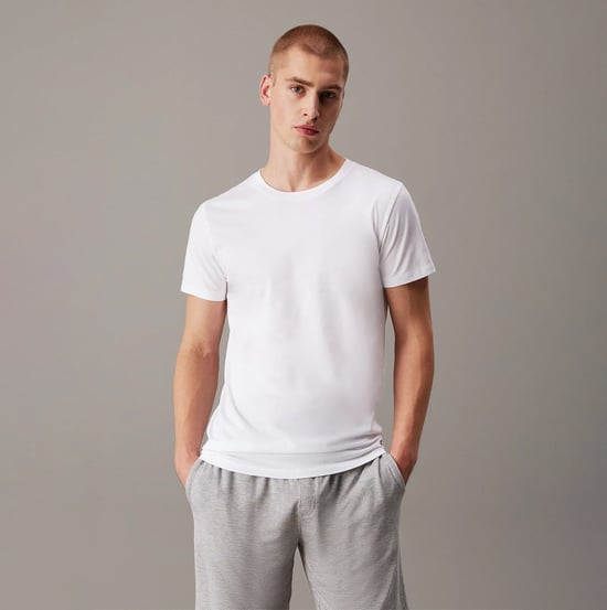 Calvin Klein 100% Katoen 3-Pack Heren T-shirts Zwart/grijs Heather/wit - Image 6
