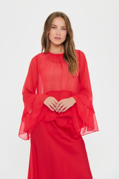 Blouse met lange mouwen MazelleSZ Blouse met lange mouwen Loose fit - Image 2