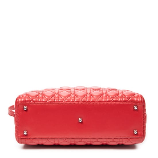 Large Lady Dior Zip Schoudertas - Image 6