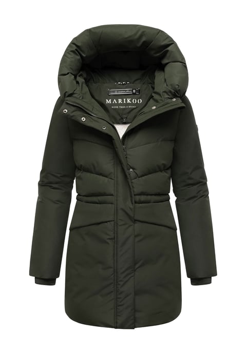 Marikoo dames winterjas Delilah met fleecevoering & verstelbare taille - Image 1