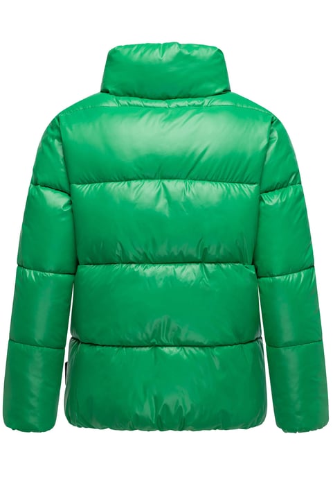Marikoo dames winterjas Hazalee in puffer-stijl met glanzende look - Image 3