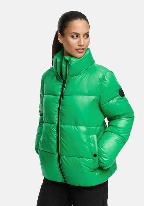 Marikoo dames winterjas Hazalee in puffer-stijl met glanzende look - Image 5