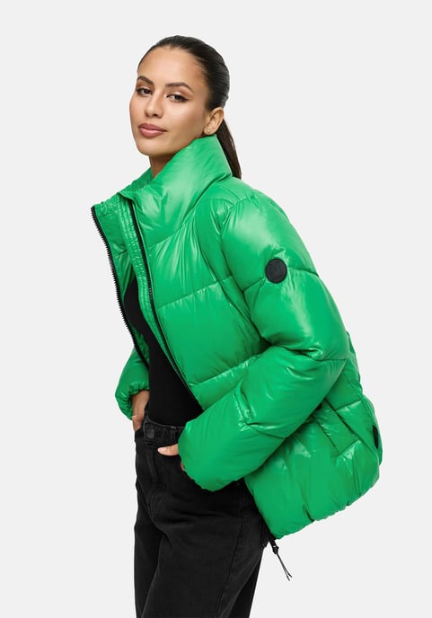 Marikoo dames winterjas Hazalee in puffer-stijl met glanzende look - Image 6