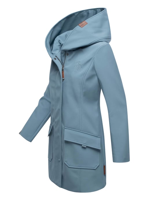 Marikoo dames softshelljas – Mayleen, waterafstotend met capuchon - Image 3