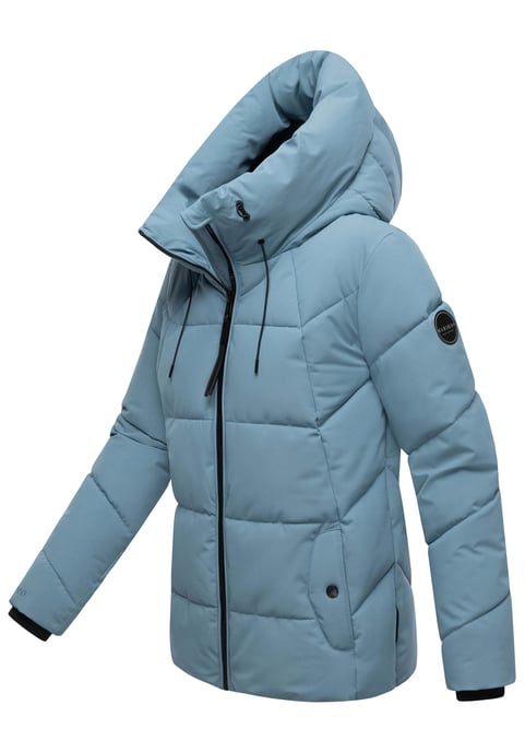 Marikoo dames gewatteerde winterjas Kuscheltatze XVI met capuchon - Image 2
