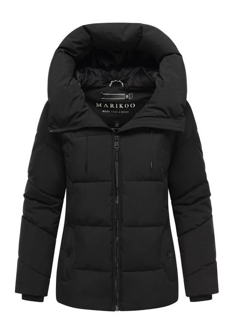 Marikoo dames gewatteerde winterjas Kuscheltatze XVI met capuchon - Image 1