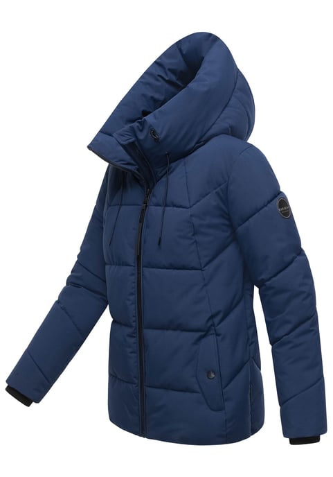 Marikoo dames gewatteerde winterjas Kuscheltatze XVI met capuchon - Image 2
