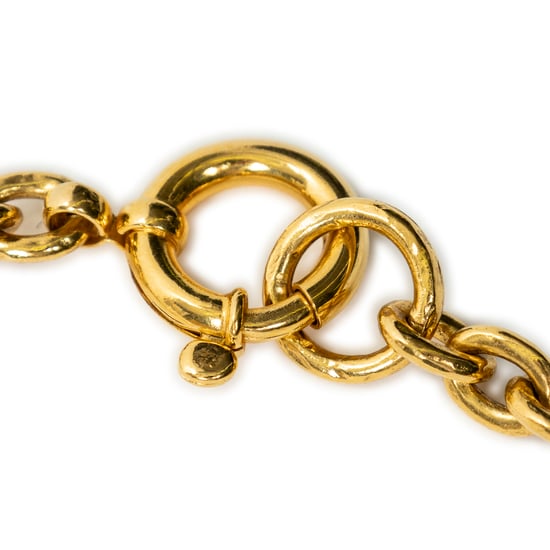 Vintage Triple CC Pendant Necklace Ketting - Image 3
