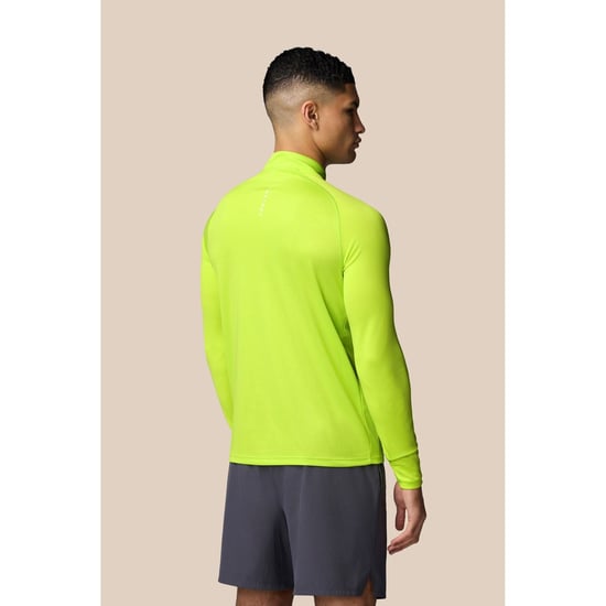 Castore Adapt 1/4 Zip Top Polyester Heren Groene Actieve T-Shirts - Image 2