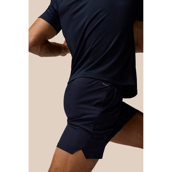 Castore Merke Lastiek Short Polyester Heren Blauwe Sportshorts - Image 4