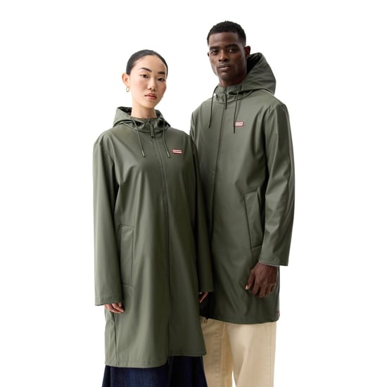 Hunter Andrea PU Regenjas Unisex Volwassenen Groene Regenjas - Image 5