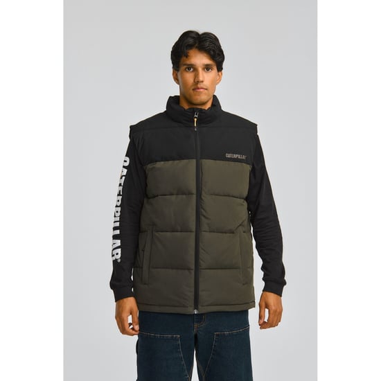 Caterpillar Arctic Zone Heren Groene Gilets - Image 1