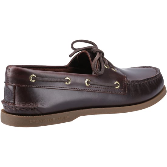 Sperry Authentieke 2 Oog Leer Heren Amaretto Bootschoenen - Image 2
