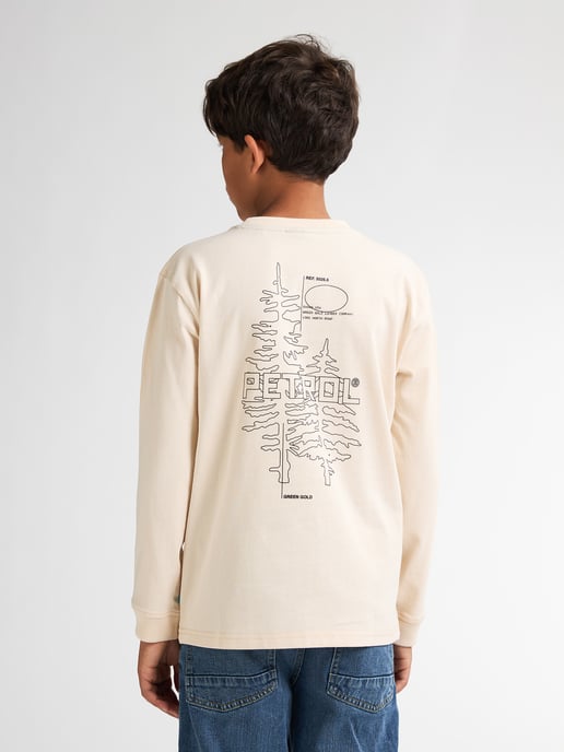 Petrol Industries - Jongens Backprint T-shirt Shenandoah - Geel - Image 4