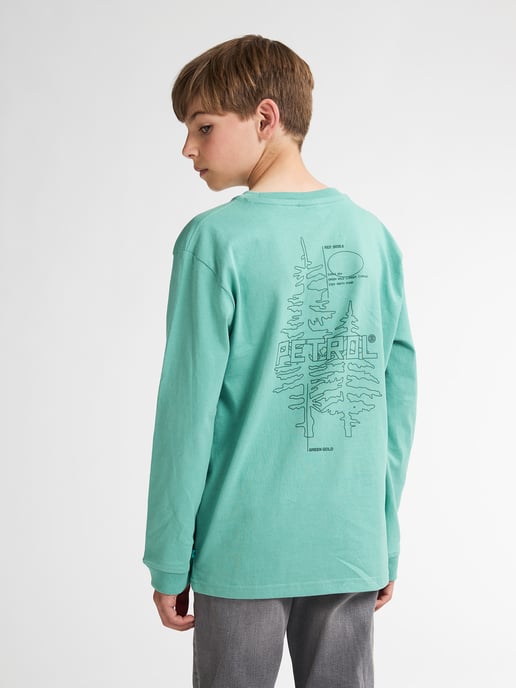Petrol Industries - Jongens Backprint T-shirt Shenandoah - Blauw - Image 4