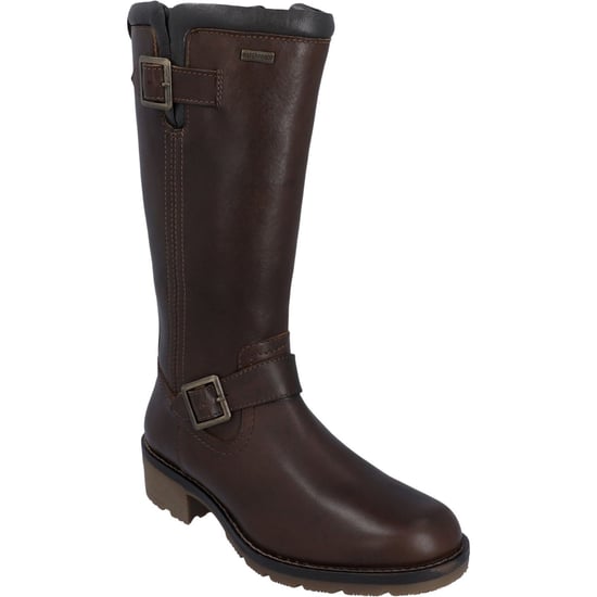 Hunter Skye Lange Leren Dameschoenen Bruin - Image 1