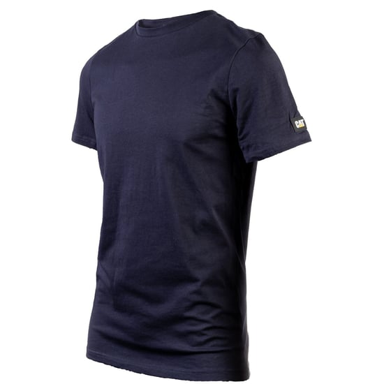Caterpillar Essentials Korte Mouwen Katoenen Heren Blauw - Image 6