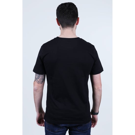 Caterpillar Zware Katoenen Mannen Zwarte Korte Mouwen T-Shirts - Image 2