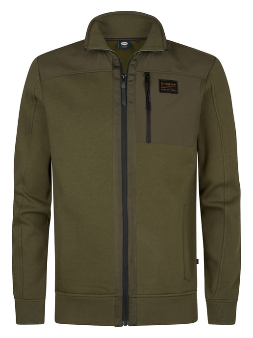Petrol Industries - Heren Sportief Sweatvest Platteville - Groen - Image 1