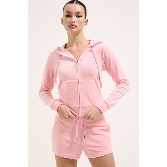 Juicy Couture Robertson Klassieke Jas Polyester Dames Roze Hoodie Sweatshirt - Image 1