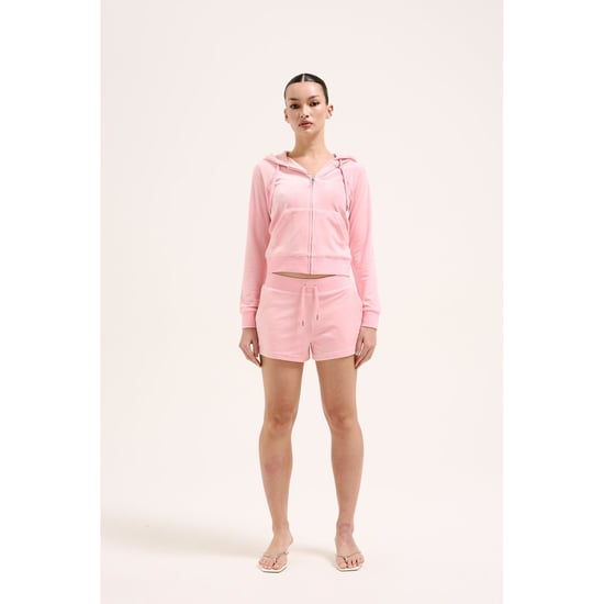 Juicy Couture Robertson Klassieke Jas Polyester Dames Roze Hoodie Sweatshirt - Image 3