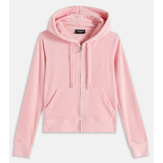 Juicy Couture Robertson Klassieke Jas Polyester Dames Roze Hoodie Sweatshirt - Image 4