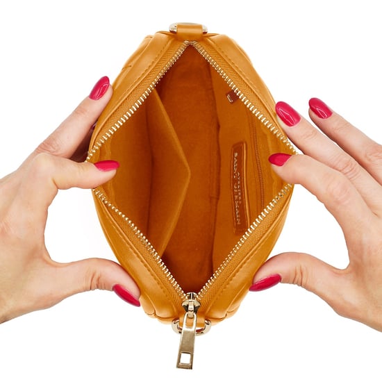 Opera – Gewatteerde mini clutch – Bruin - Image 4