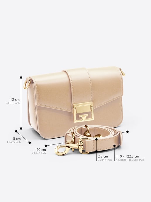 Saint Honoré – Kleine crossbody tas – Nude - Image 3
