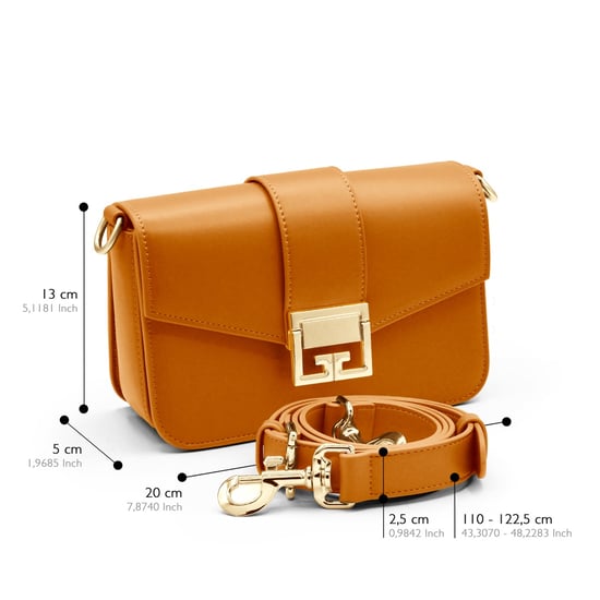 Saint Honoré – Kleine crossbody tas – Bruin - Image 3