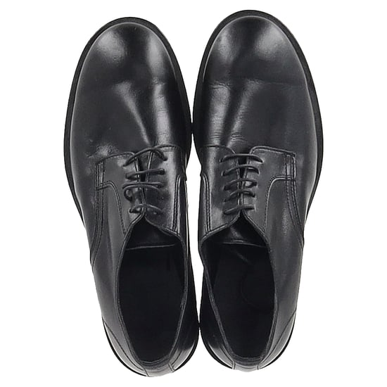 Yohji Yamamoto Veterschoenen in Zwart Leer - Image 3