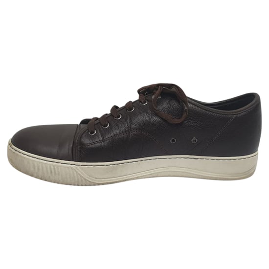 Lanvin Lage Sneakers in Bruin Leer - Image 4