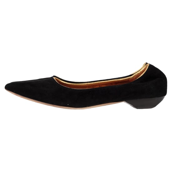 Lanvin Puntige Ballerina's in Zwart Suède - Image 4
