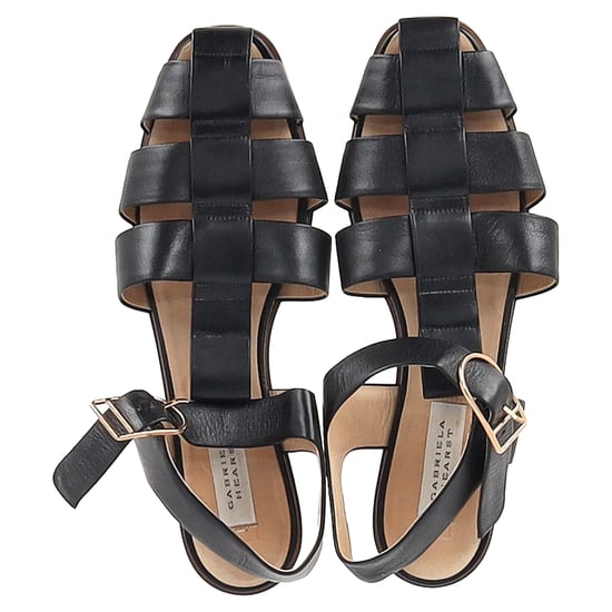 Gabriela Hearst Zoey Sandalen in Zwart Leer - Image 4