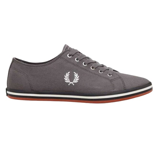Fred Perry Womens/Ladies Kingston Twill Trainers (Grey) - Image 1