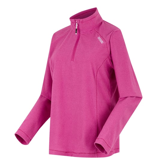Regatta - Geweldige Outdoor Dames Montes Half Zip Fleece Top (Frambozenroos) - Image 3