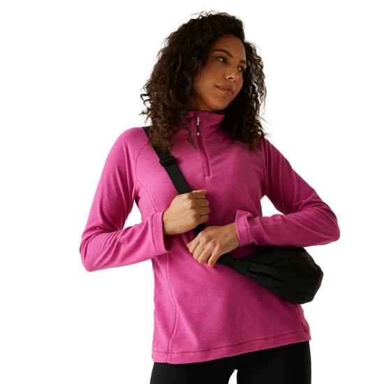 Regatta - Geweldige Outdoor Dames Montes Half Zip Fleece Top (Frambozenroos) - Image 4