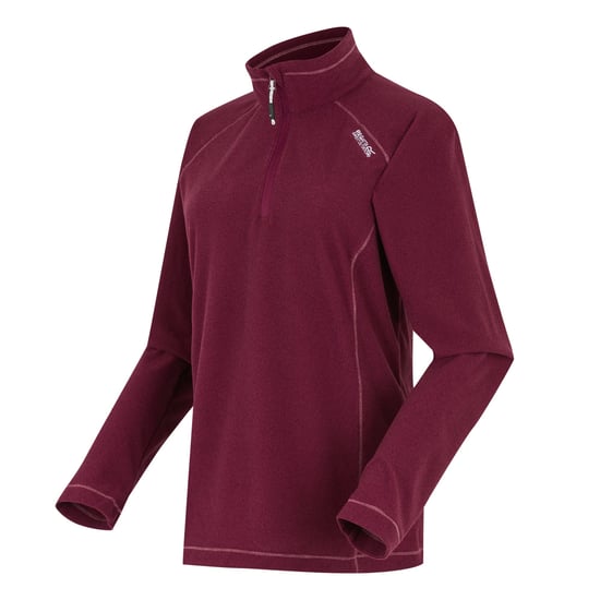 Regatta - Geweldige Outdoor Dames Montes Half Zip Fleece Top (Donker Pimento) - Image 3
