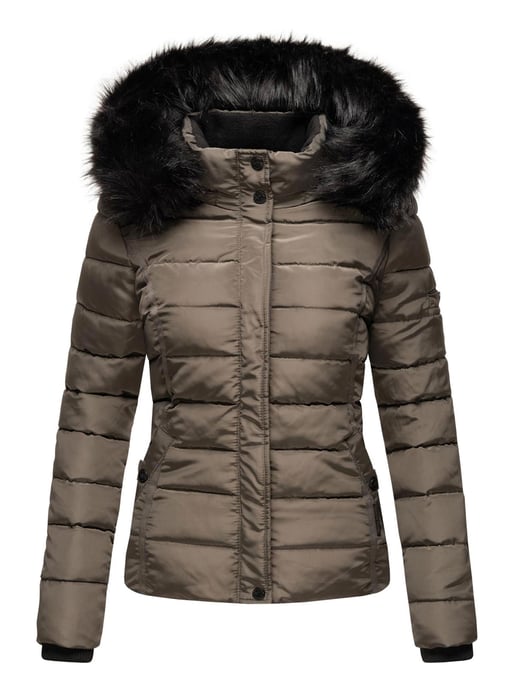 Navahoo Dames Winterjas Miamor – Teddyvoering, Afneembare Capuchon & Bontkraag - Image 2
