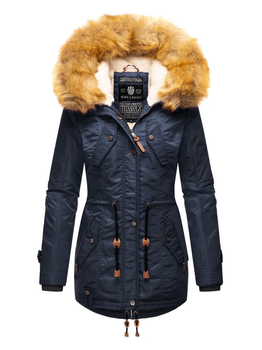 Navahoo Dames Winterjas B399 – Warm, Waterafstotend & Met Afneembare Bontkraag - Image 1
