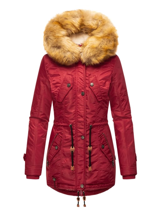 Navahoo Dames Winterjas B399 – Warm, Waterafstotend & Met Afneembare Bontkraag - Image 1