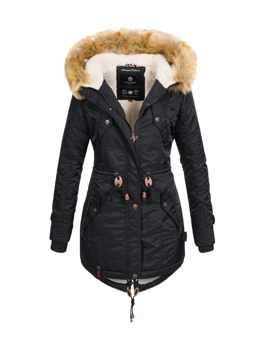 Navahoo Dames Winterjas B399 – Warm, Waterafstotend & Met Afneembare Bontkraag - Image 1