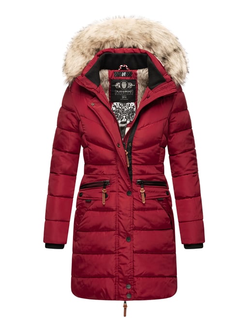 Navahoo Dames Winterjas Paula – Extra Warm, Waterafstotend & Met Afneembare Bontkraag - Image 1