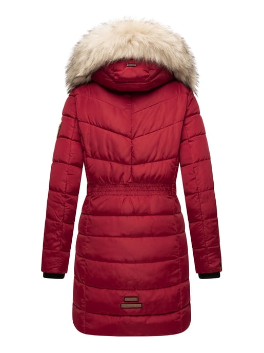 Navahoo Dames Winterjas Paula – Extra Warm, Waterafstotend & Met Afneembare Bontkraag - Image 4