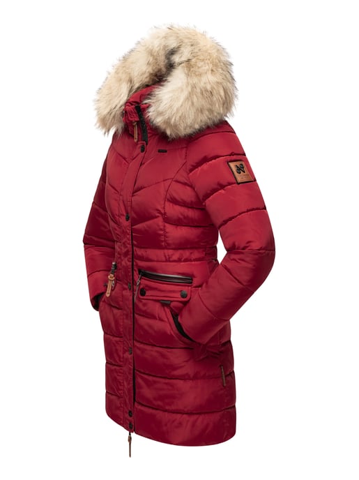 Navahoo Dames Winterjas Paula – Extra Warm, Waterafstotend & Met Afneembare Bontkraag - Image 5