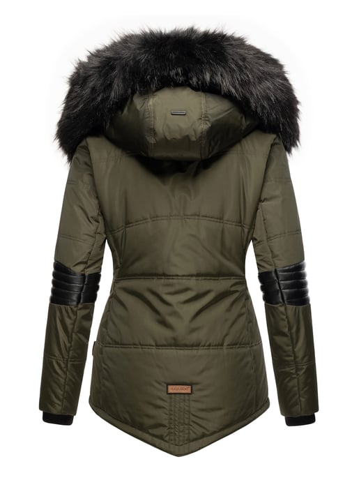 Navahoo Dames Winterjas Nirvana – Warm, Met Luxe Bontkraag & Teddyvoering - Image 5